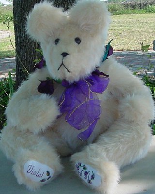 Large Blond "Violet" Bear
